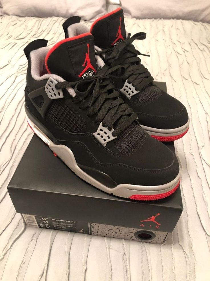 AJ4 "Black Red"